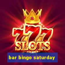 bar bingo saturday