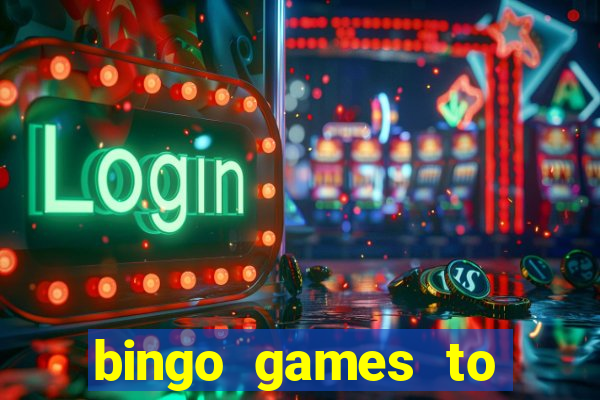 bingo games to play for free