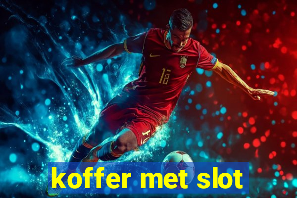 koffer met slot