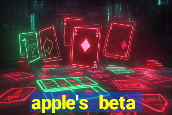 apple's beta software program