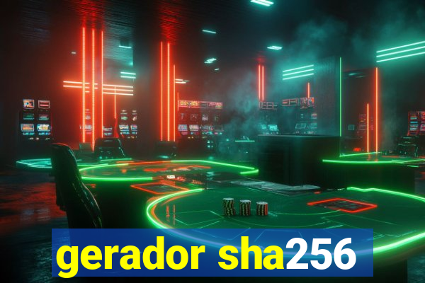 gerador sha256