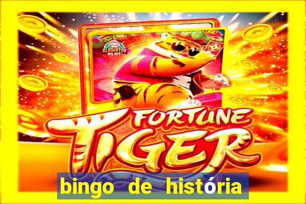 bingo de história 6 ano