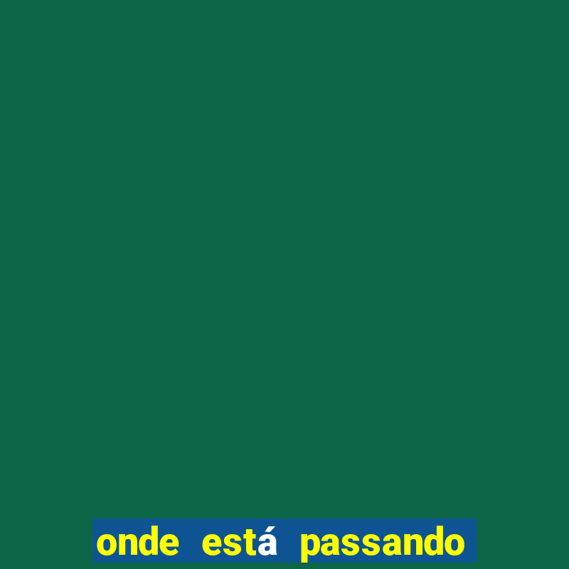 onde está passando o jogo da roma