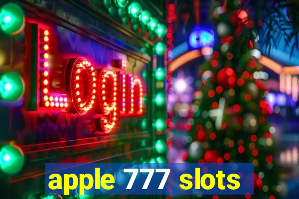 apple 777 slots