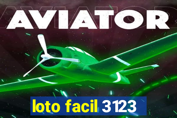 loto facil 3123