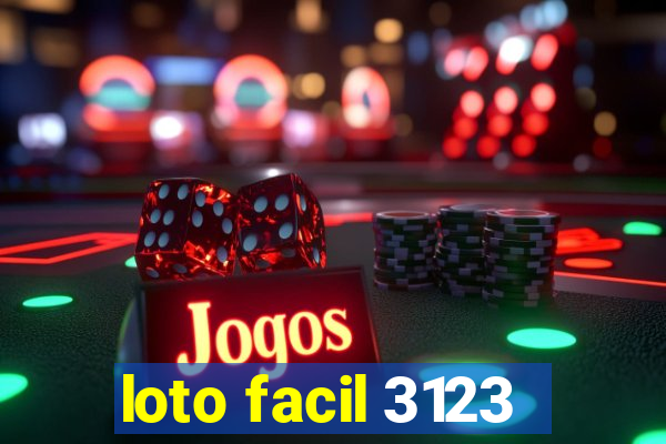 loto facil 3123