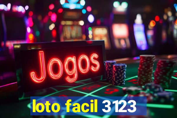 loto facil 3123