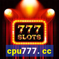 cpu777. cc