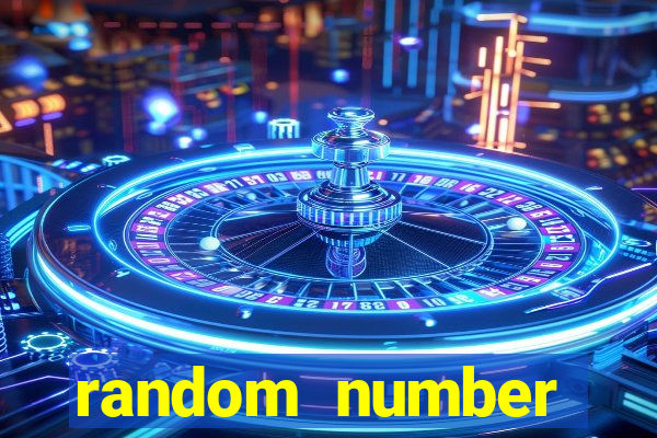 random number generator slot machine