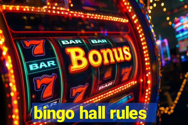 bingo hall rules