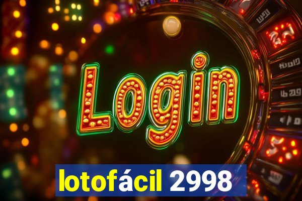 lotofácil 2998