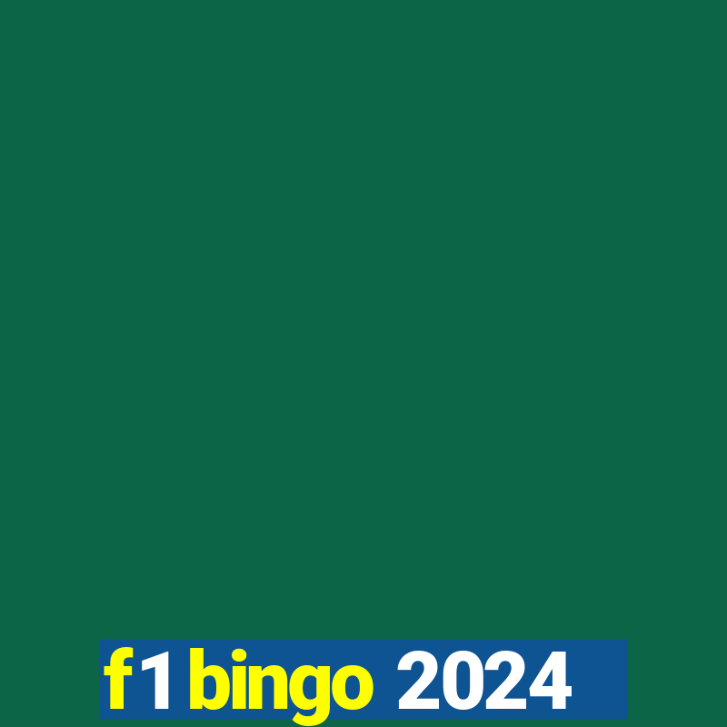 f1 bingo 2024