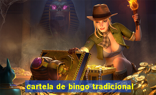 cartela de bingo tradicional