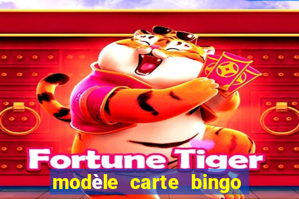 modèle carte bingo quarantaine gratuit