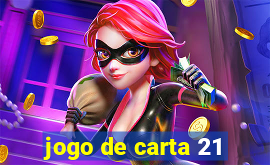 jogo de carta 21