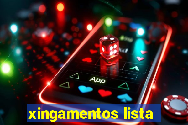 xingamentos lista