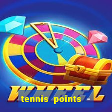 tennis points - big win