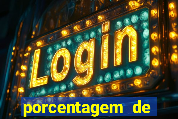 porcentagem de pagamento dos slots