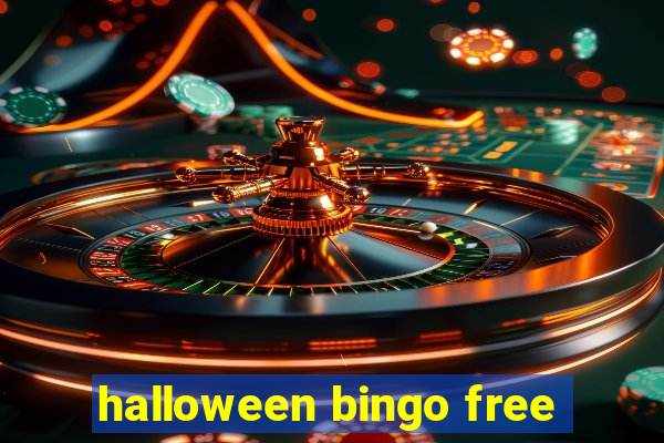 halloween bingo free