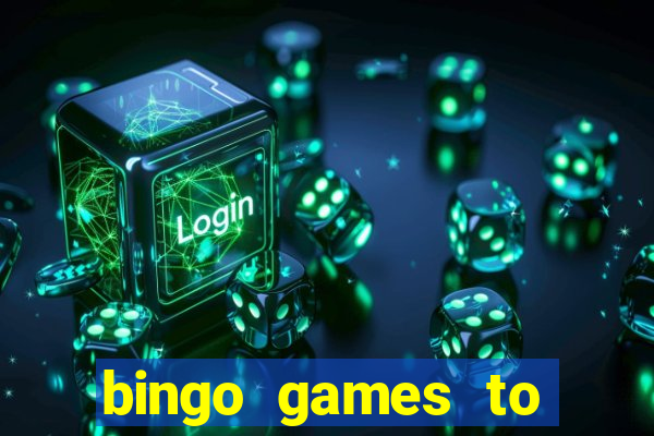 bingo games to play at home