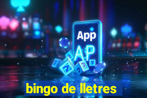 bingo de lletres