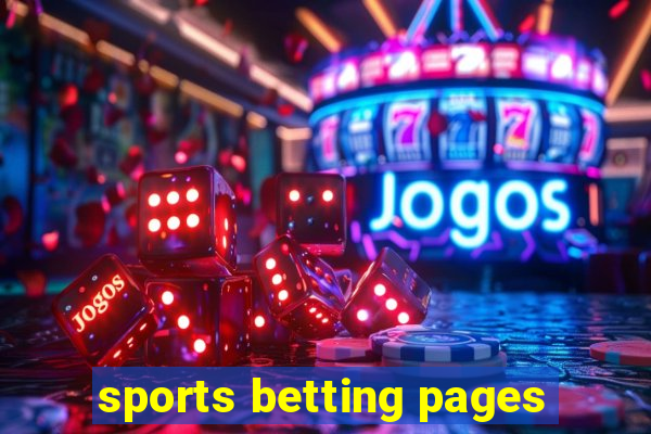 sports betting pages