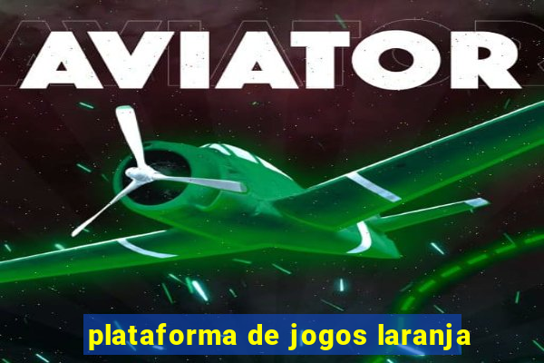 plataforma de jogos laranja