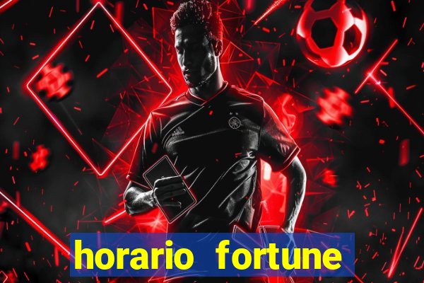 horario fortune tiger hoje