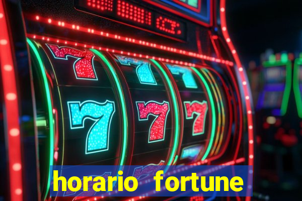 horario fortune tiger hoje