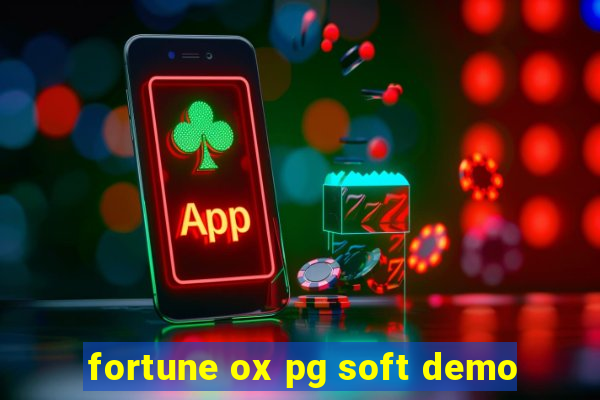 fortune ox pg soft demo