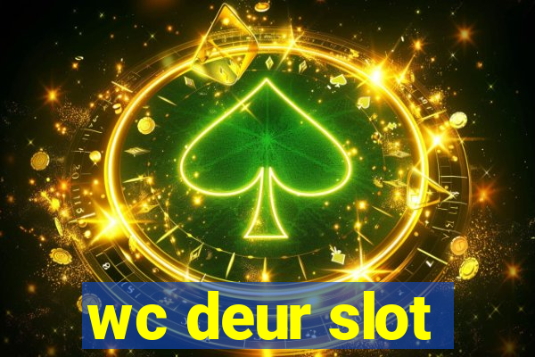 wc deur slot