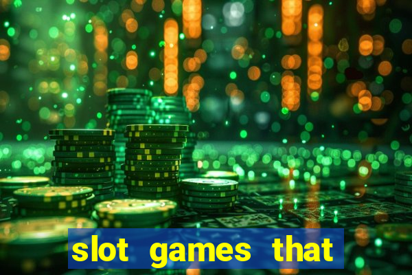 slot games that pay real money