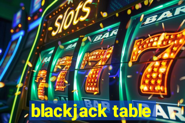 blackjack table