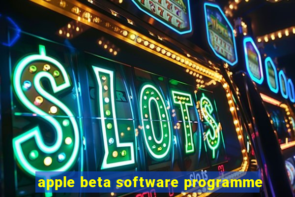 apple beta software programme