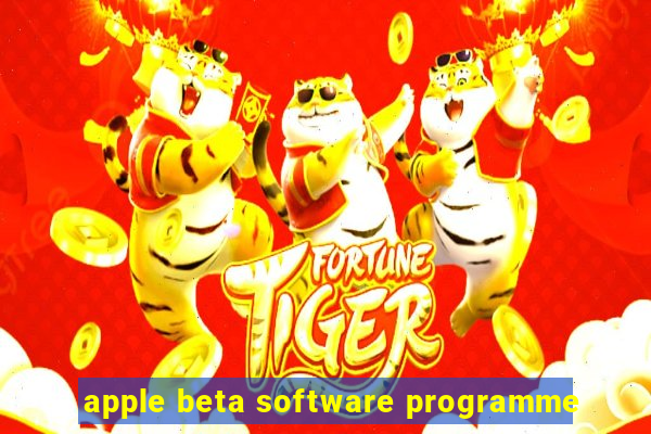 apple beta software programme