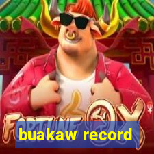 buakaw record