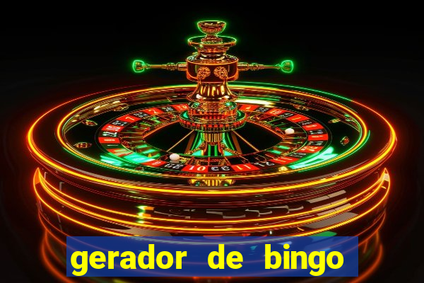 gerador de bingo cha de bebe