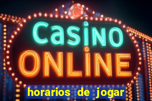 horarios de jogar no fortune tiger