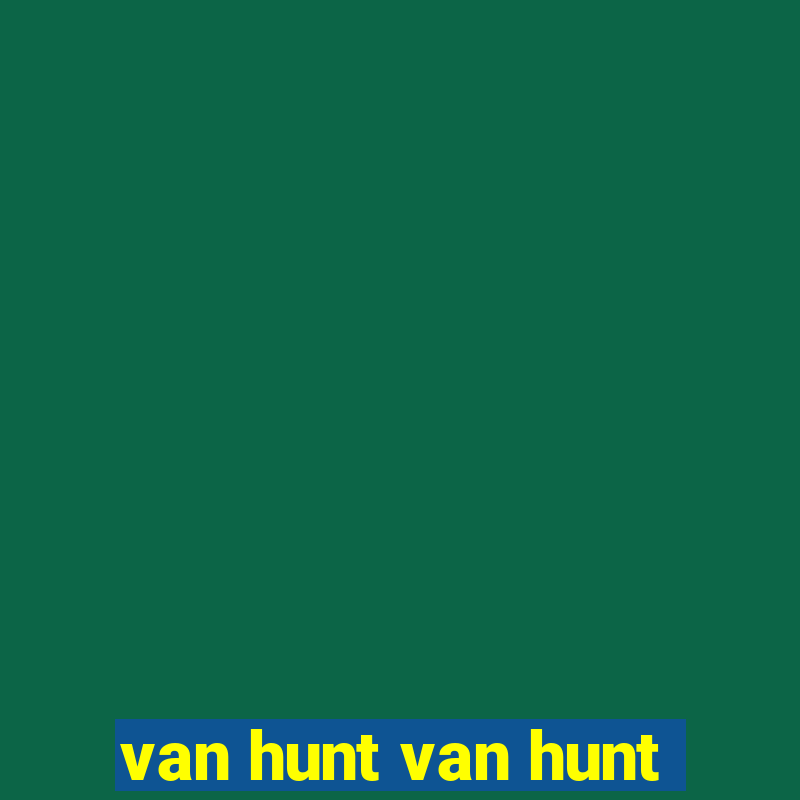 van hunt van hunt