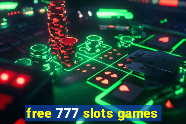 free 777 slots games