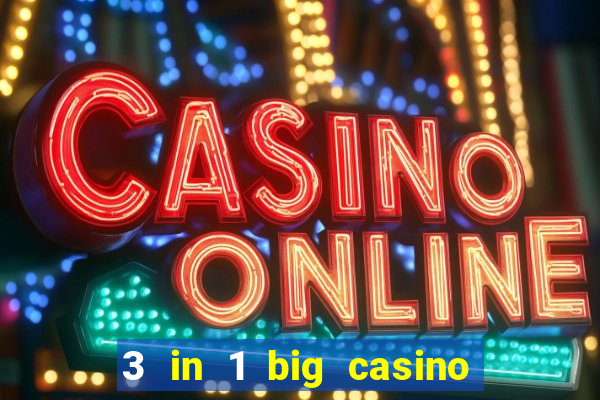 3 in 1 big casino game set