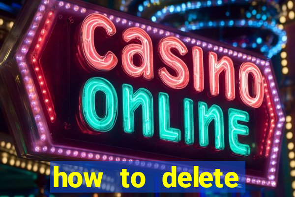 how to delete account in bingo plus