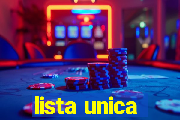 lista unica