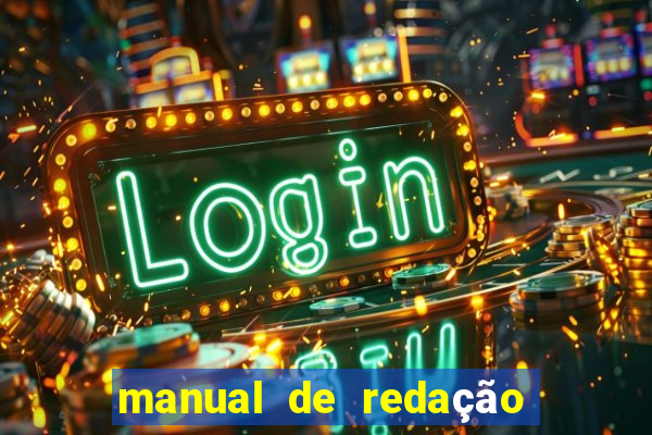 manual de redação da folha de são paulo pdf