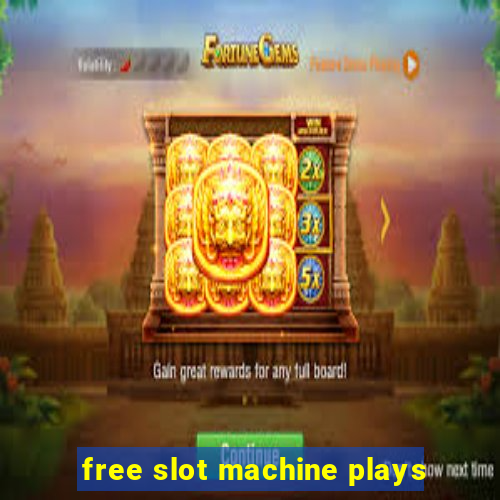 free slot machine plays