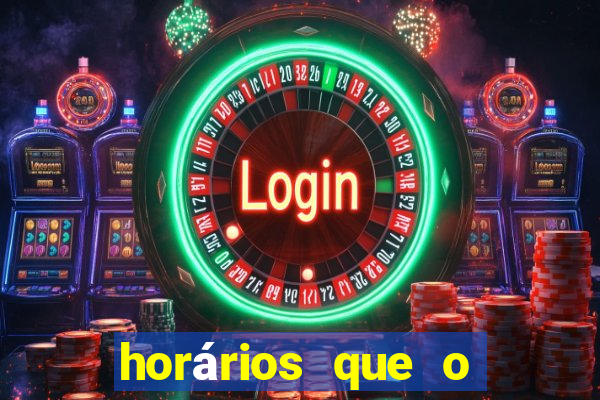 horários que o fortune rabbit paga