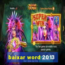 baixar word 2013