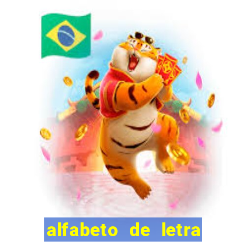 alfabeto de letra de mão