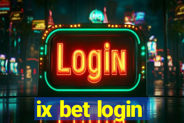 ix bet login