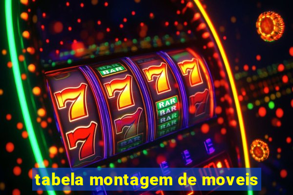 tabela montagem de moveis